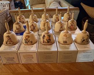 Collection of M.I. Hummel Annual Bells