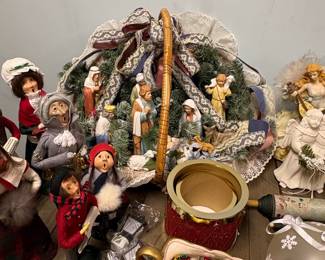 Collection of Vintage and Contemporary Christmas Holiday Decor