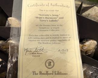 The Bradford Editions On Wings of Light Fairy Ornament Collection