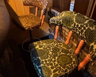MidCentury Modern Swivel Bar Stools second image