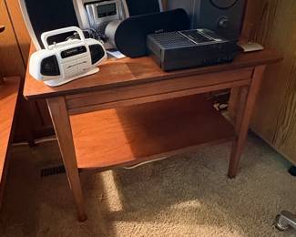 MidCentury Modern Tiered Corner Side Table third image