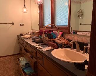 Estate Sale Vanity and Bathroom Accessory Collection
