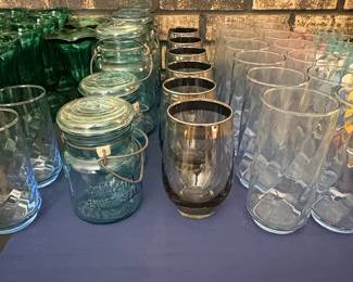 Vintage MidCentury Assorted Glassware Collection second image