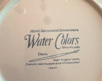 Hearthside Water Colors Dawn Stoneware Dinnerware Set third image