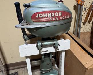 Vintage Johnson SeaHorse Outboard Motor