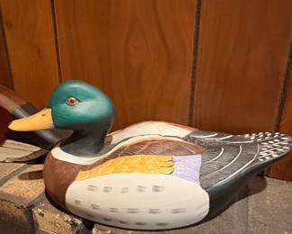 Vintage MidCentury Ceramic and Wood Wildlife Figurine Assortment second image