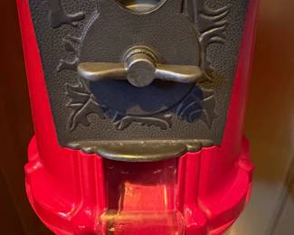 Vintage Carousel Industries Gumball Machine on Stand second image