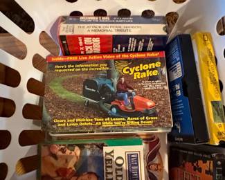 Assorted Vintage Cassette Tapes and VHS Home Video Collection fourth image