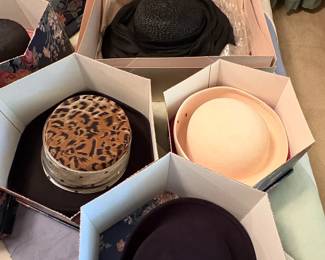 Collection of Vintage Womens Millinery fifth image