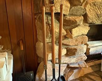 Vintage Seymour MidCentury Modern Fireplace Tool Set