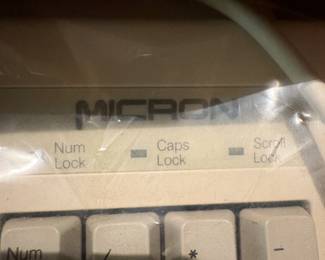 Vintage Dell Monitor and Micron Keyboard Computing Lot third image