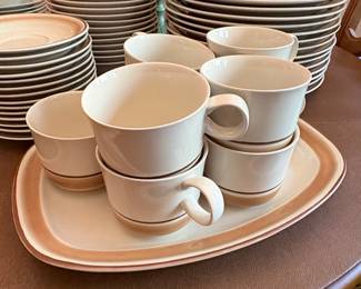 Hearthside Water Colors Dawn Stoneware Dinnerware Set fourth image