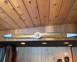 Vintage Wooden Aircraft Propeller Wall Decor