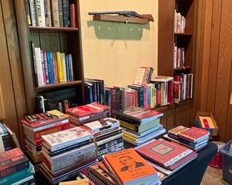Estate Collection of Assorted Hardcover and Softcover Books second image