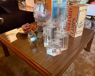 Wolfard Glassblowing Co. HandBlown Glass Oil Lamps Collection