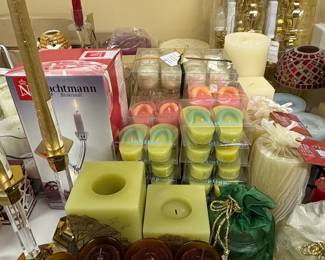 Estate Collection of Decorative Candles and Candle Accessories second image