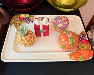 Cumberland Designs Seasonal Figural Serving Set