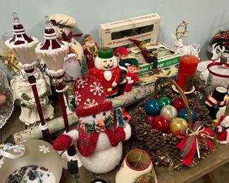 Collection of Vintage and Contemporary Christmas Holiday Decor second image