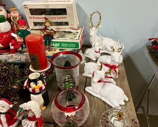 Collection of Vintage and Contemporary Christmas Holiday Decor third image