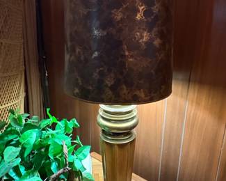 Vintage Neoclassical Brass Table Lamp second image