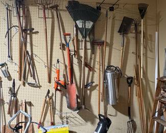 Assorted Vintage and Modern Garden Hand Tools Collection
