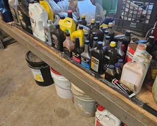 Various Containers of Motor oil
