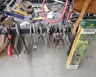 Various Clamps and propane tourch