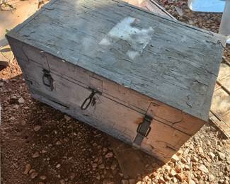 Vintage Army Trunk