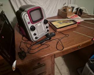 Karaoke box and mike
