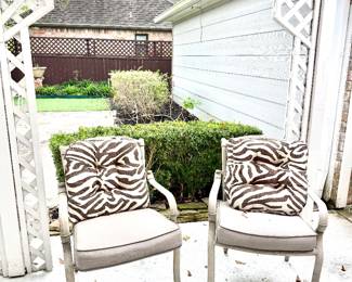 Patio Furniture Chairs and cushions
