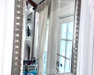 Large gold wall mirror