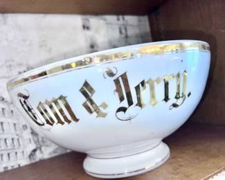 Vintage Tom and Jerry Punchbowl