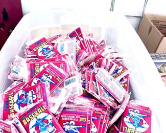 Sports cards unopened in sealed packages