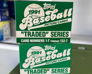 1991 Topps baseball traded series