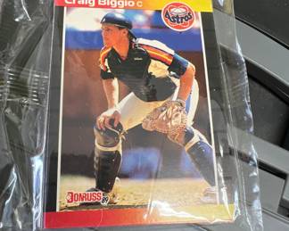 Craig Biggio, Houston Astros baseball card