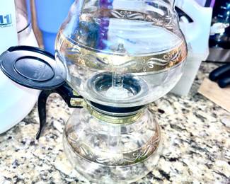 Vintage glass coffee pot