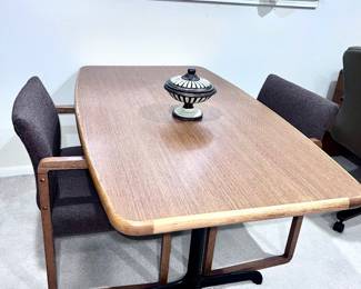 Conference table with chairs