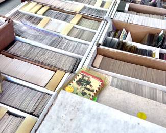 Extensive sports memorabilia collection