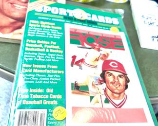 Sports cards, magazines