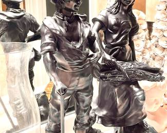 Bronze statues