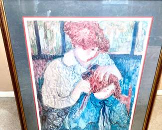 Unique Vintage Wall Art - framed 