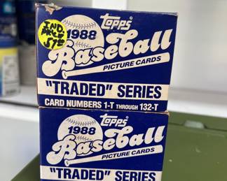 1988 baseball traded series cards