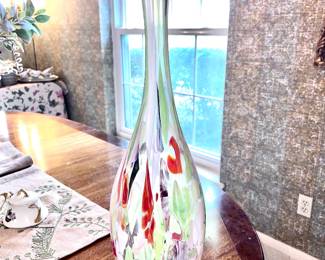 Beautiful blown glass vase