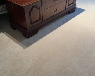 Lane Cherry Wood Cedar Chest with Brass Hardware