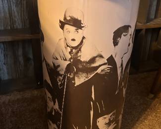 Vtg trash can