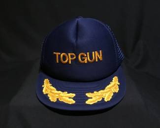 192 Lot 409h Top Gun 1986 film original promo hat new old stock