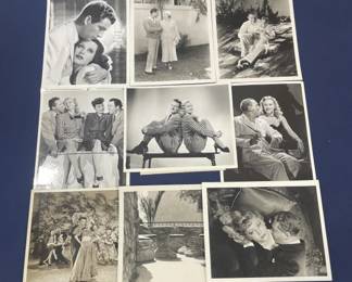 491 Lot 424h Lot of vintage Hollywood black and white photos