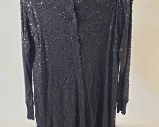 221 Lot 234 Vintage Donna Karan NY Essentials beaded dress