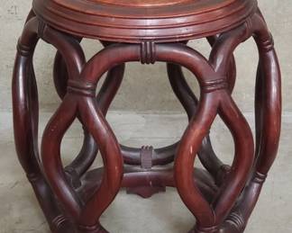 049 Lot 62 Chinese rosewood stool