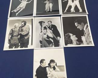 481 Lot 419h Lot of vintage Hollywood black and white photos
